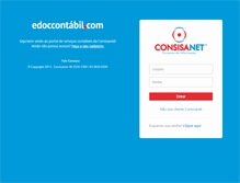Tablet Screenshot of edoccontabil.com